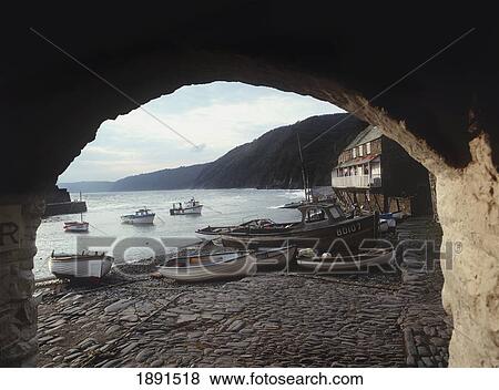 Stock Photo - Boats On Shore. Fotosearch
