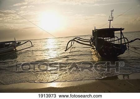 Boats Silhouette At Sunset View Large Photo Image Stock Image - Boats Silhouette At Sunset. Fotosearch