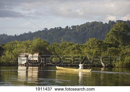 Stock Photo - Bocas Del Toro Shore, Panama. Fotosearch