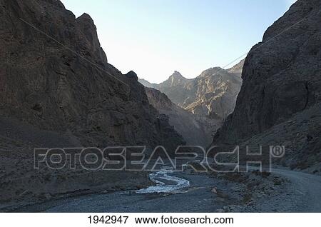 Stock Photo - Bolola Pass In The Hindu Kush Mountains, Bamian Province, Afghanistan. Fotosearch