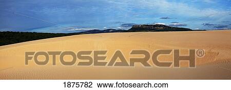 Stock Image - Bolonia, Andalusia, Spain; The Dunes Of Bolonia Near Tarifa. Fotosearch