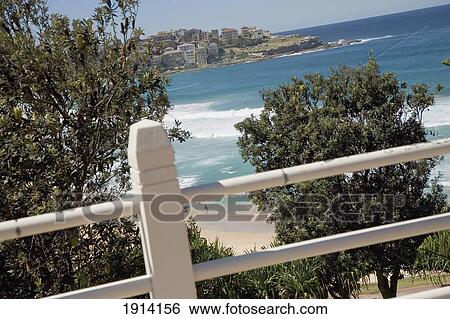 Bondi Beach View Large Photo Image Stock Photograph - Bondi Beach. Fotosearch
