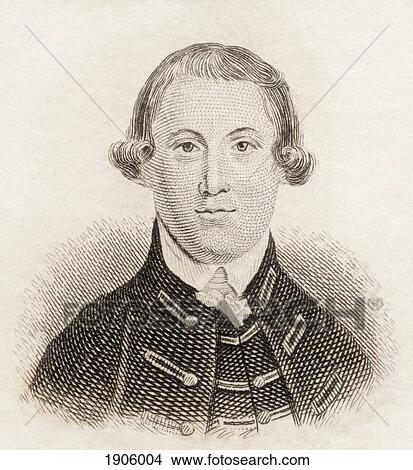 Picture - Bonnell Thornton, 1725 To 1768. English Poet, Essayist And Critic. From Crabb's Historical Dictionary Published 1825.. Fotosearch