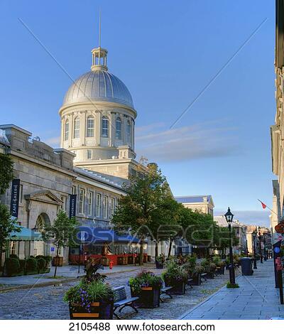 Bonsecours Market; Montreal Quebec Canada View Large Photo Image Stock Photo - Bonsecours Market; Montreal Quebec Canada. Fotosearch