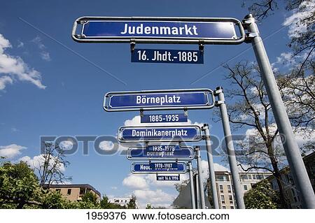 Stock Photograph - Borneplatz, Frankfurt Am Main, Germany. Fotosearch