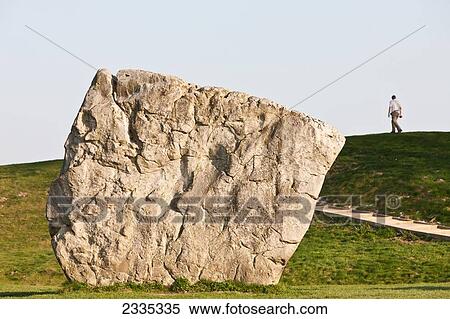 Stock Photography - Boulder From Neolithic Henge; Avebury, Wiltshire, England, Uk. Fotosearch