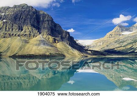 Bow Lake, Alberta, Canada View Large Photo Image Stock Photography - Bow Lake, Alberta, Canada. Fotosearch