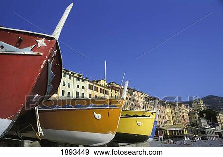 Bows Of Fishing Boats On Beach View Large Photo Image Stock Photo - Bows Of Fishing Boats On Beach. Fotosearch