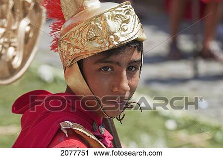 Boy Dressed As A Roman Soldier At The Procession Of The Holy Cross On Good Friday In Antigua Guatemala, Sacatep View Large Photo Image Stock Image - Boy Dressed As A Roman Soldier At The Procession Of The Holy Cross On Good Friday In Antigua Guatemala, Sacatep. Fotosearch