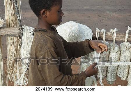 Boy Making Sisal Rope Along The Road Between Ambositra & Ambavalao, Fianarantsoa Province, Madagascar View Large Photo Image Stock Photo - Boy Making Sisal Rope Along The Road Between Ambositra & Ambavalao, Fianarantsoa Province, Madagascar. Fotosearch