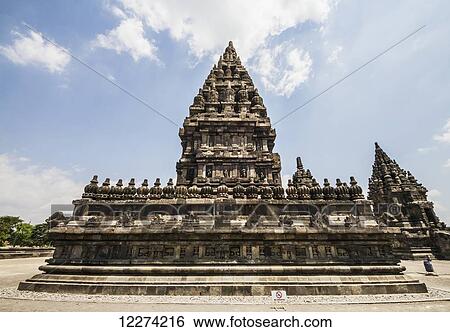 Brahma temple, as seen from the Shiva temple, dating to the 9th century, Prambanan Temple Compounds, Central Java, Indonesia View Large Photo Image Stock Photograph - Brahma temple, as seen from the Shiva temple, dating to the 9th century, Prambanan Temple Compounds, Central Java, Indonesia. Fotosearch