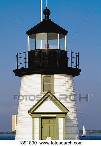 Brant Point Lighthouse View Large Photo Image Stock Image - Brant Point Lighthouse. Fotosearch