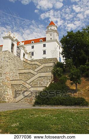 Stock Photograph - Bratislava Castle; Bratislava Slovakia. Fotosearch