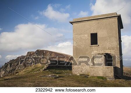 Bray Head, Signal tower; Valentia Island, County Kerry, Ireland, UK View Large Photo Image Stock Image - Bray Head, Signal tower; Valentia Island, County Kerry, Ireland, UK. Fotosearch