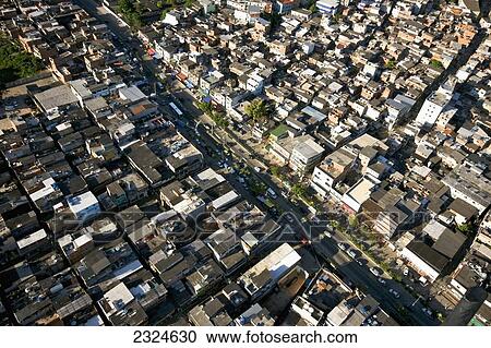 Brazil, Aerial view of City of God; Rio De Janeiro View Large Photo Image Stock Image - Brazil, Aerial view of City of God; Rio De Janeiro. Fotosearch