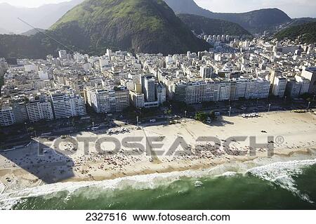 Brazil, Aerial view of coastline; Rio de Janeiro View Large Photo Image Stock Photograph - Brazil, Aerial view of coastline; Rio de Janeiro. Fotosearch