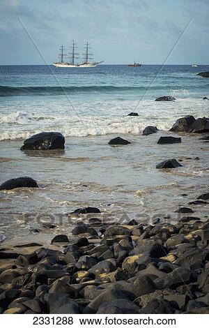 Brazil, Pernambuco, Praia do Meio; Fernando de Noronha, Sailing boat View Large Photo Image Stock Photo - Brazil, Pernambuco, Praia do Meio; Fernando de Noronha, Sailing boat. Fotosearch