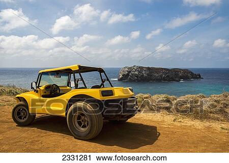 Stock Image - Brazil, Pernambuco, View of Praia do Leao; Fernando de Noronha. Fotosearch