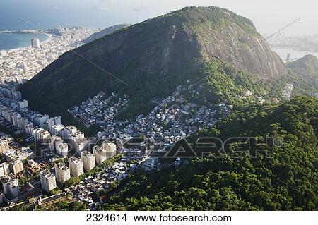 Brazil, Shanty towns and favelas; Rio de Janeiro View Large Photo Image Picture - Brazil, Shanty towns and favelas; Rio de Janeiro. Fotosearch
