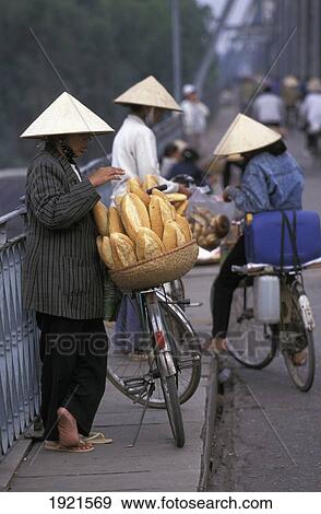 Bread For Sale, Long Bien Bridge View Large Photo Image Stock Photo - Bread For Sale, Long Bien Bridge. Fotosearch