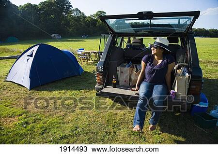 Stock Image - Breck Farm Campsite. Fotosearch