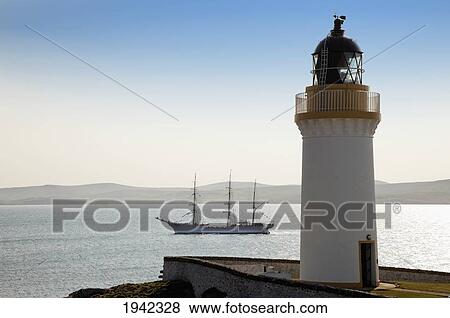 Bressay Lighthouse; Bressay Scotland View Large Photo Image Stock Photo - Bressay Lighthouse; Bressay Scotland. Fotosearch