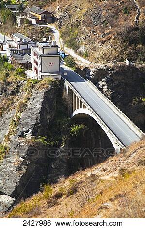 Bridge on Tiger Leaping Gorge; Lijiang, Yunnan Province, China View Large Photo Image Stock Photograph - Bridge on Tiger Leaping Gorge; Lijiang, Yunnan Province, China. Fotosearch