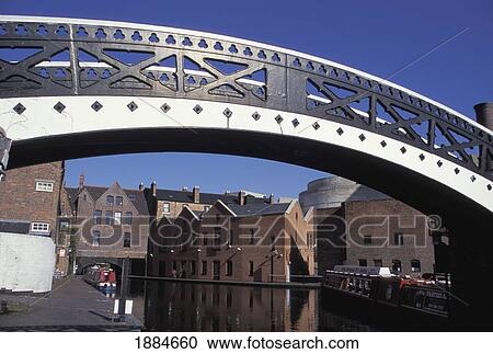 Bridge Over Canal In Birmingham View Large Photo Image Stock Image - Bridge Over Canal In Birmingham. Fotosearch