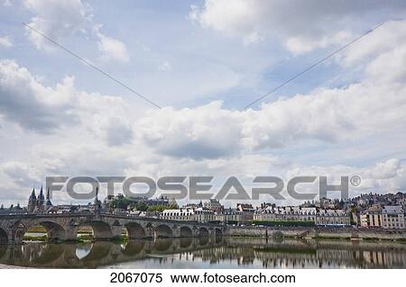 Stock Photography - Bridge Over The Loire River, Blois, France. Fotosearch