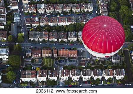 Stock Image - Bristol Balloon Fiesta; Bristol, England, Uk. Fotosearch