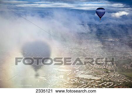 Stock Image - Bristol Balloon Fiesta; Bristol, England, Uk. Fotosearch