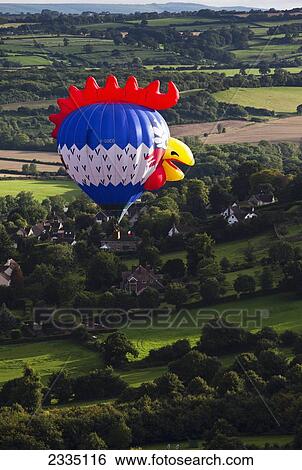 Stock Photograph - Bristol Balloon Fiesta; Bristol, England, Uk. Fotosearch