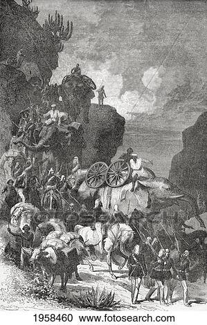 British Army On The March Transporting Weapons And Supplies During Their 1868 Expedition To Abyssinia. From El Mundo En La Mano Published 1875. View Large Photo Image Stock Image - British Army On The March Transporting Weapons And Supplies During Their 1868 Expedition To Abyssinia. From El Mundo En La Mano Published 1875.. Fotosearch
