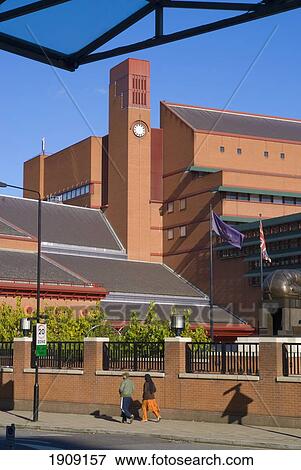 Stock Photo - British Library Exterior, London, England, Uk. Fotosearch