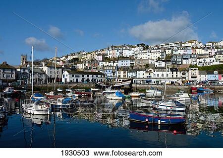 Stock Image - Brixham, Devon, Uk. Fotosearch