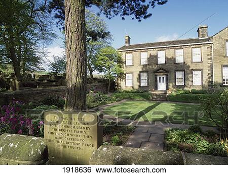 Stock Photograph - Bronte Parsonage, Haworth. Fotosearch