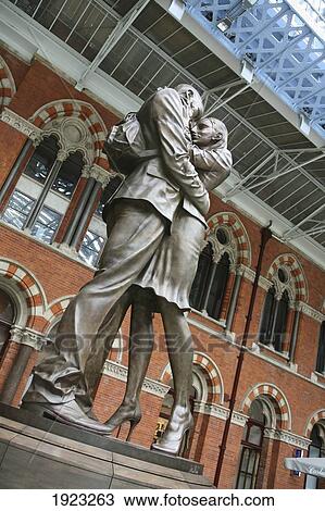 Bronze Sculpture At St. Pancras View Large Photo Image Stock Image - Bronze Sculpture At St. Pancras. Fotosearch