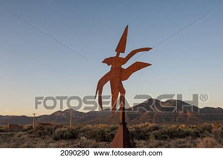 Bronze Sculpture Outside The Millicent Rogers Museum In Taos, New Mexico, Us View Large Photo Image Stock Image - Bronze Sculpture Outside The Millicent Rogers Museum In Taos, New Mexico, Us. Fotosearch
