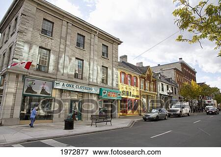 Brook Street In Kingston, Ontario, Canada View Large Photo Image Stock Photo - Brook Street In Kingston, Ontario, Canada. Fotosearch