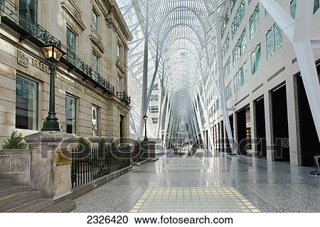 Stock Image - Brookfield place office complex; Toronto ontario canada. Fotosearch