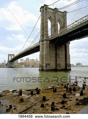 Brooklyn Bridge View Large Photo Image Stock Photograph - Brooklyn Bridge. Fotosearch