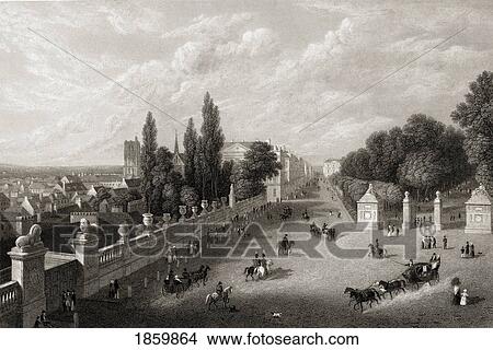Brussels, From The Hotel Bellevue. From The Original Painting By Lt. Col. Batty F. R. S. From The Book “Select Views Of Some Of The Principal Cities Of Europe†Published London 1832. Engraved By View Large Photo Image Picture - Brussels, From The Hotel Bellevue. From The Original Painting By Lt. Col. Batty F. R. S. From The Book “Select Views Of Some Of The Principal Cities Of Europe†Published London 1832. Engraved By. Fotosearch