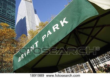 Stock Photo - Bryant Park On 42Nd Street In Midtown Manhattan. Fotosearch