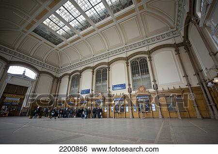 Stock Photograph - Budapest Western Railway Station, Budapest, Hungary. Fotosearch