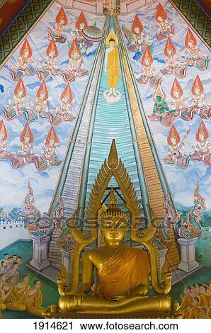 Buddha Statue At Wat Sri Pra Du View Large Photo Image Stock Image - Buddha Statue At Wat Sri Pra Du. Fotosearch