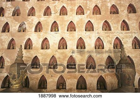 Stock Photo - Buddha Statues At Wat Si Saket.. Fotosearch