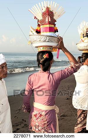 Buddhist festival on the beach; Bali View Large Photo Image Stock Image - Buddhist festival on the beach; Bali. Fotosearch