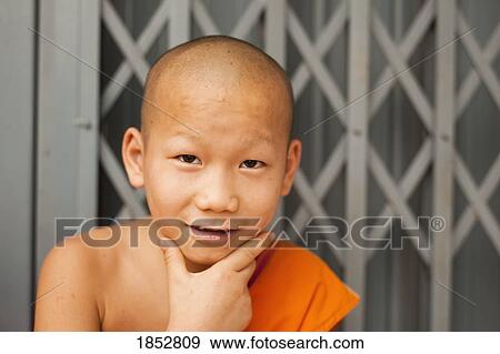 Stock Photo - Buddhist Monk. Fotosearch