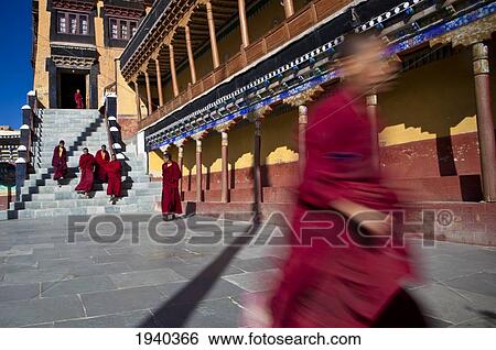 Buddhist Monks Leave Tiksey Monastery After Morning Prayers; Ladakh Jammu And Kashmir India View Large Photo Image Stock Photograph - Buddhist Monks Leave Tiksey Monastery After Morning Prayers; Ladakh Jammu And Kashmir India. Fotosearch