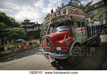 Buddhist Temple And Truck View Large Photo Image Stock Image - Buddhist Temple And Truck. Fotosearch